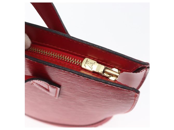 LOUIS VUITTON Epi Saint Jacques Manici Borsa a Mano Lunga Rossa M52337 Auth LNZ996 Rosso - vista 10