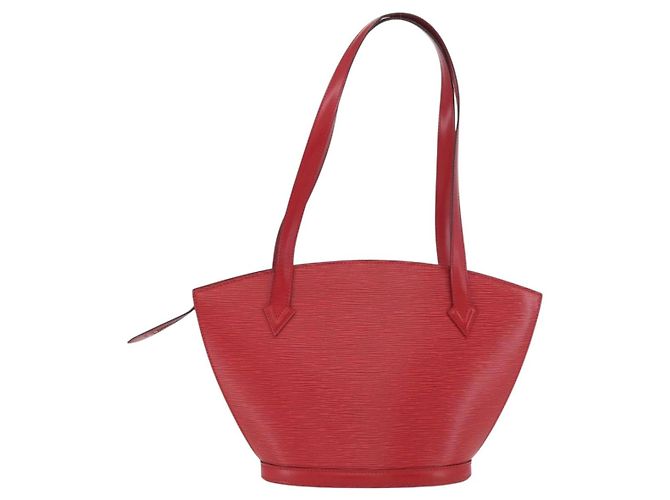 LOUIS VUITTON Epi Saint Jacques Manici Borsa a Mano Lunga Rossa M52337 Auth LNZ996 Rosso - vista 2