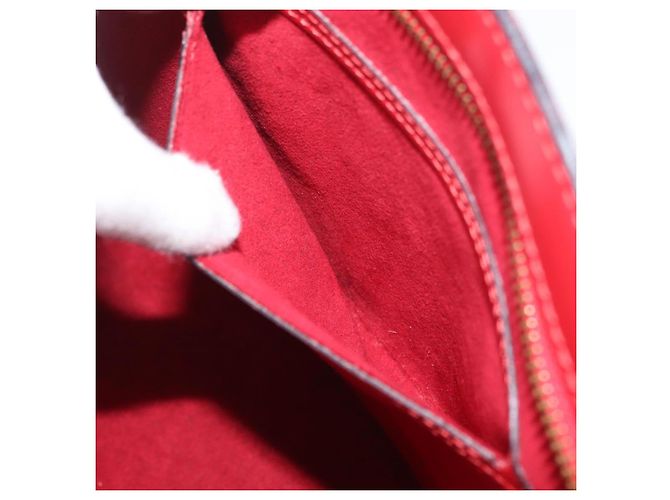 LOUIS VUITTON Epi Saint Jacques Manici Borsa a Mano Lunga Rossa M52337 Auth LNZ996 Rosso - vista 20