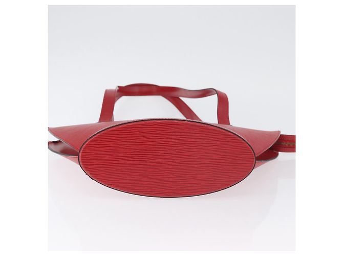 LOUIS VUITTON Epi Saint Jacques Manici Borsa a Mano Lunga Rossa M52337 Auth LNZ996 Rosso - vista 5