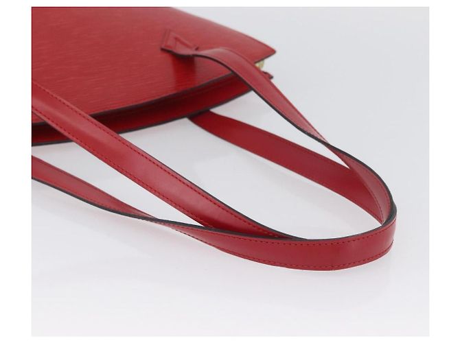 LOUIS VUITTON Epi Saint Jacques Manici Borsa a Mano Lunga Rossa M52337 Auth LNZ996 Rosso - vista 7