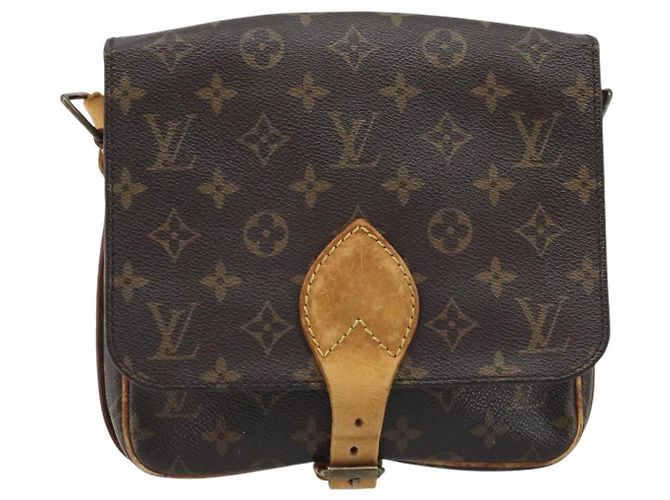 LOUIS VUITTON Borsa a Spalla Monogram Cartouchiere MM M51253 LV Auth BA11124 Monogramma - vista 13