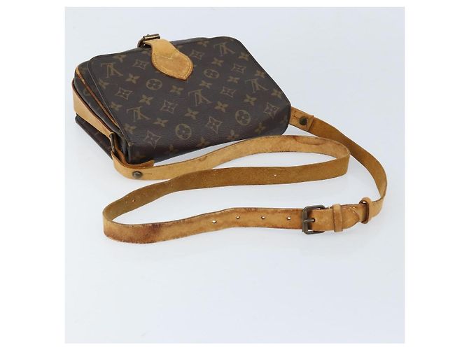 LOUIS VUITTON Borsa a Spalla Monogram Cartouchiere MM M51253 LV Auth BA11124 Monogramma - vista 7
