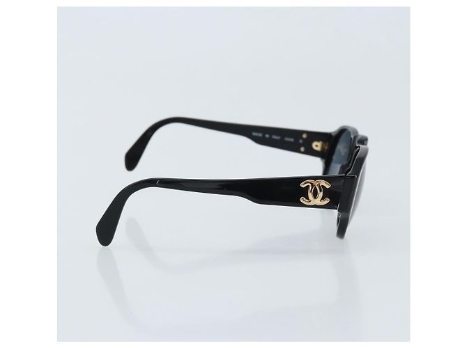 Gafas de sol CHANEL de plástico Negro CC Auth bs33724 - vista 5