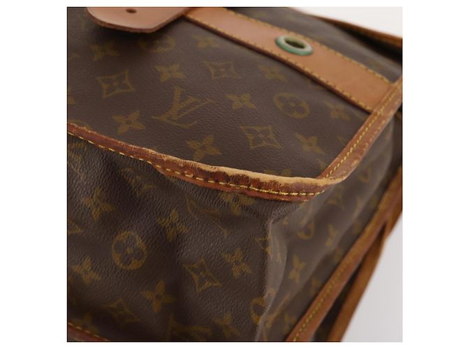 LOUIS VUITTON Borsa Boston Monogram Shaqsus M41140 LV Auth 166864 Monogramma - vista 14