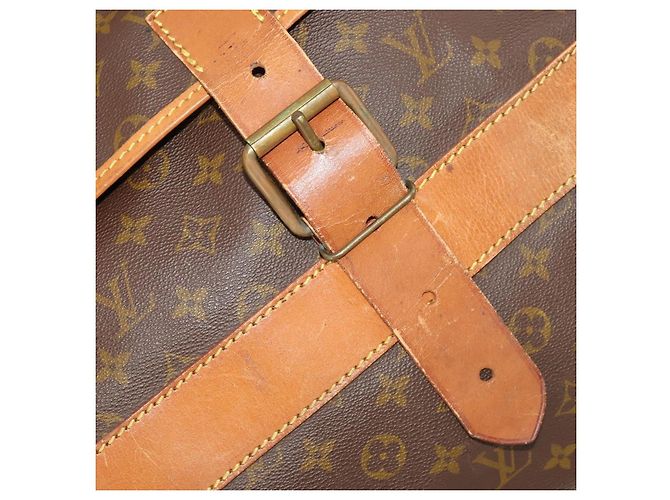 LOUIS VUITTON Borsa Boston Monogram Shaqsus M41140 LV Auth 166864 Monogramma - vista 19