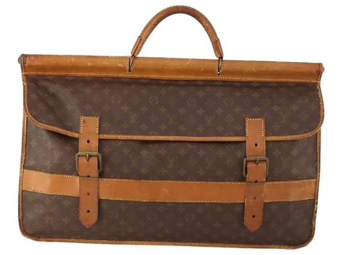 LOUIS VUITTON Borsa Boston Monogram Shaqsus M41140 LV Auth 166864 Monogramma - vista 2