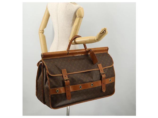 LOUIS VUITTON Borsa Boston Monogram Shaqsus M41140 LV Auth 166864 Monogramma - vista 21