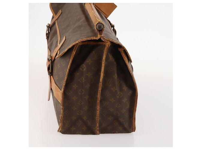 LOUIS VUITTON Borsa Boston Monogram Shaqsus M41140 LV Auth 166864 Monogramma - vista 4