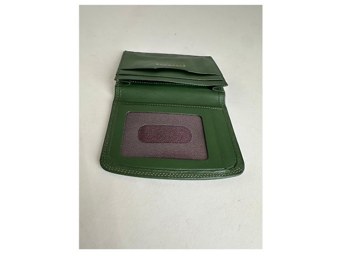 Vintage Givenchy Leather Card Holder Green - view 4