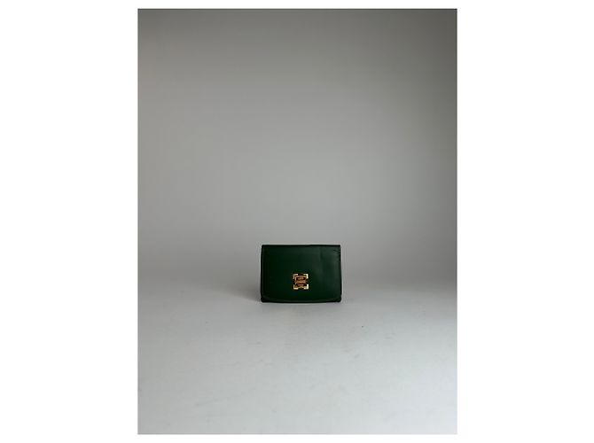 Vintage Givenchy Leather Card Holder Green - view 7