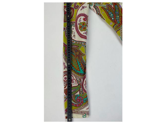 Etro Vintage Emilio Pucci abstraktes Seidenhemd Mehrfarbig 40/L Mehrfarben - Ansicht 11