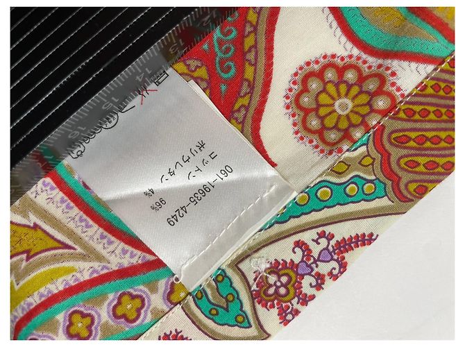 Etro Vintage Emilio Pucci abstraktes Seidenhemd Mehrfarbig 40/L Mehrfarben - Ansicht 6