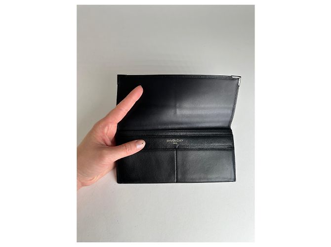 Vintage Givenchy Leather ID Holder Black - view 8
