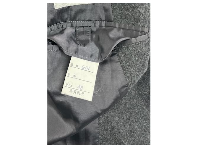 Vintage Givenchy Wollmantel Grau - Ansicht 6