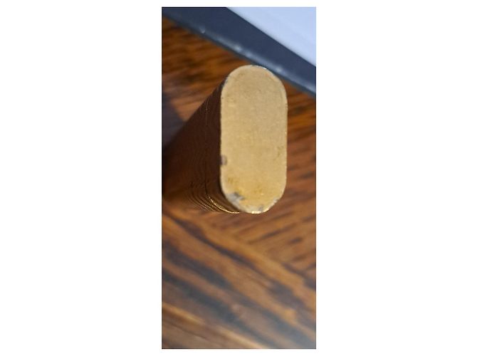 Accendino ovale a strisce a zigzag Cartier Gold hardware - vista 5