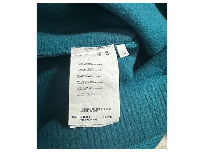 Suéter Miu Miu de lã turquesa - vista 6