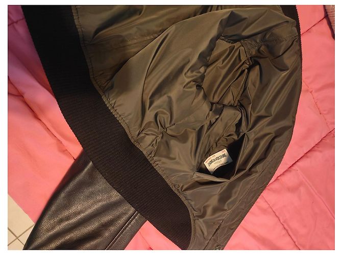 Zadig & Voltaire Bunta de cuero reversible Negro - vista 8