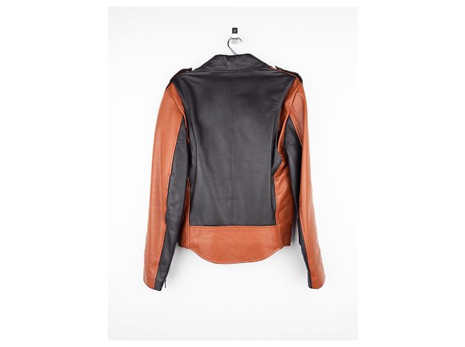 Maison Martin Margiela Maison Margiela 2000er Perfecto Panel Leder Bikerjacke Braun - Ansicht 2