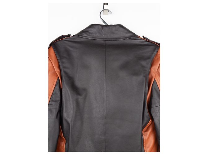 Maison Martin Margiela Maison Margiela 2000er Perfecto Panel Leder Bikerjacke Braun - Ansicht 5