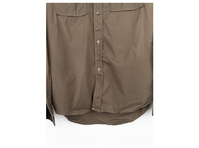 Camicia con bottoni e tasche cargo militari Gucci di Tom Ford SS97 Marrone - vista 4