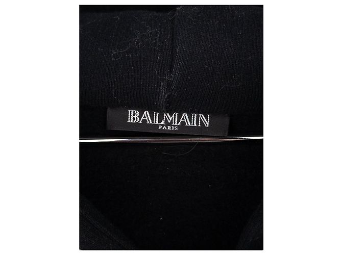 Balmain by Olivier Rousteing 2010s Leather Biker Zip-Hoodie - view 6