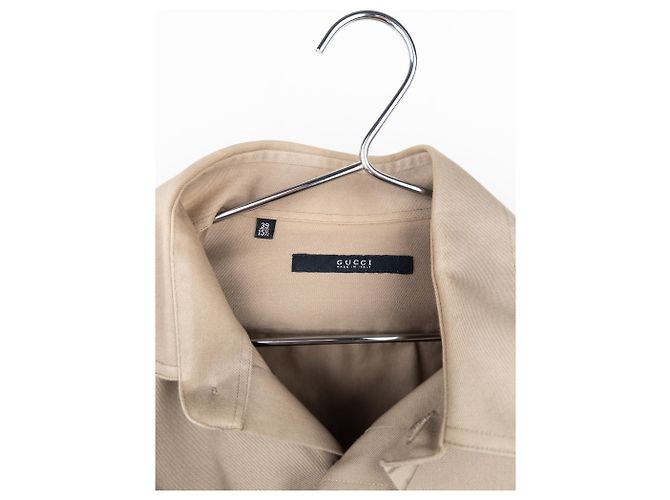 Camicia militare con bottoni Gucci di Tom Ford SS99 Bondage Cargo Safari - vista 7