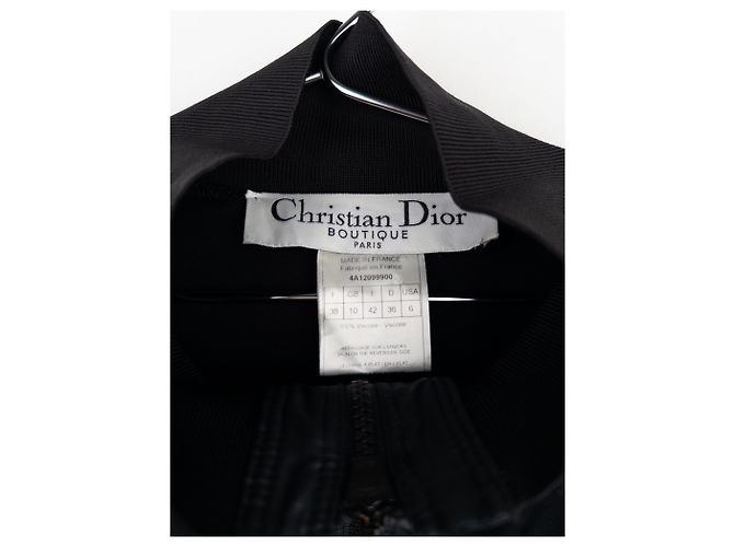 Giacca Bomber Paracadute Bondage con Collo Alto Dior di Galliano SS04 - vista 6