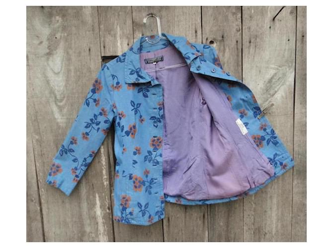Chaqueta Givenchy azul de algodón y lino - vista 6