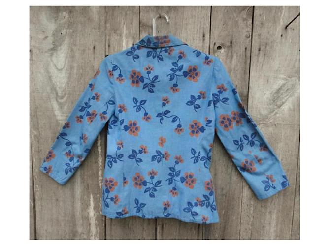 Chaqueta Givenchy azul de algodón y lino - vista 7