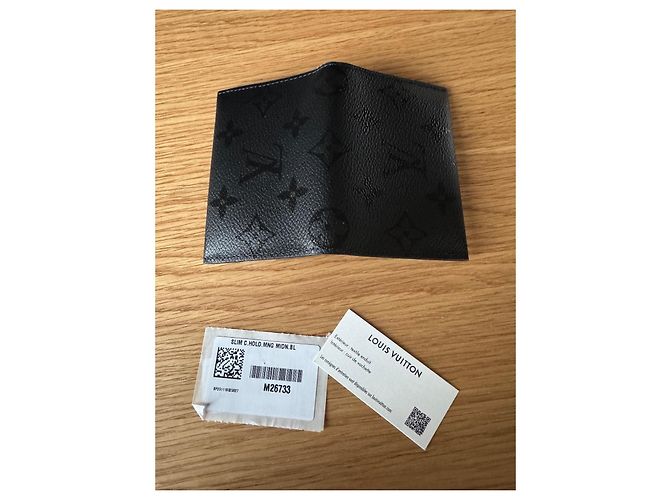Louis Vuitton LV Slim Card Holder new Black - view 6