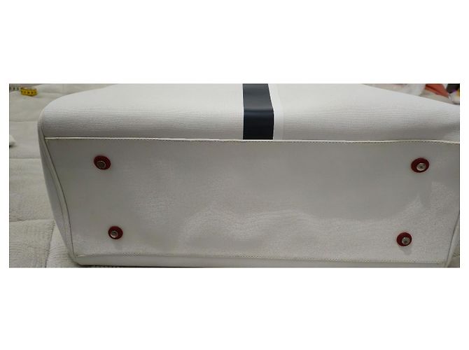 Jack Russell Malletier Borsa da viaggio J.Russel Malletier. (Air France) Bianco - vista 4
