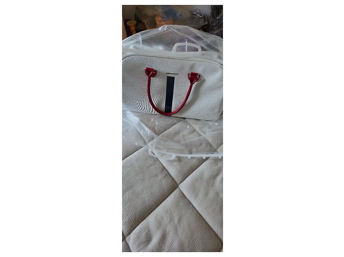 Jack Russell Malletier Borsa da viaggio J.Russel Malletier. (Air France) Bianco - vista 5