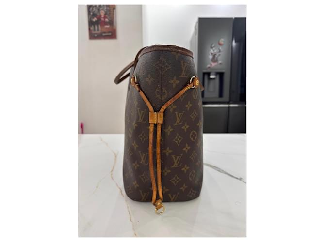 Borsa Louis Vuitton Neverfull MM Monogram Canvas Marrone Monogramma - vista 5