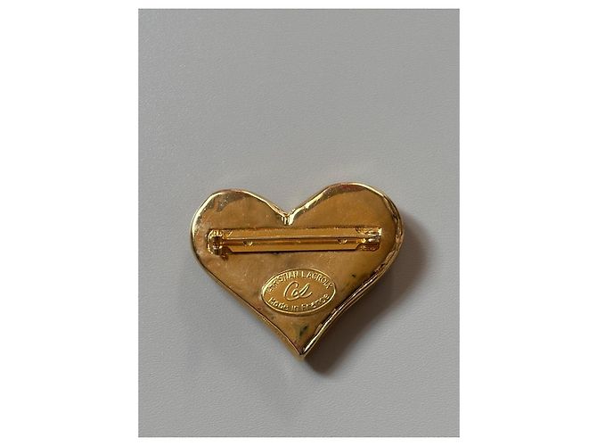 Spilla Cuore Barocco Christian Lacroix Oro D'oro - vista 3