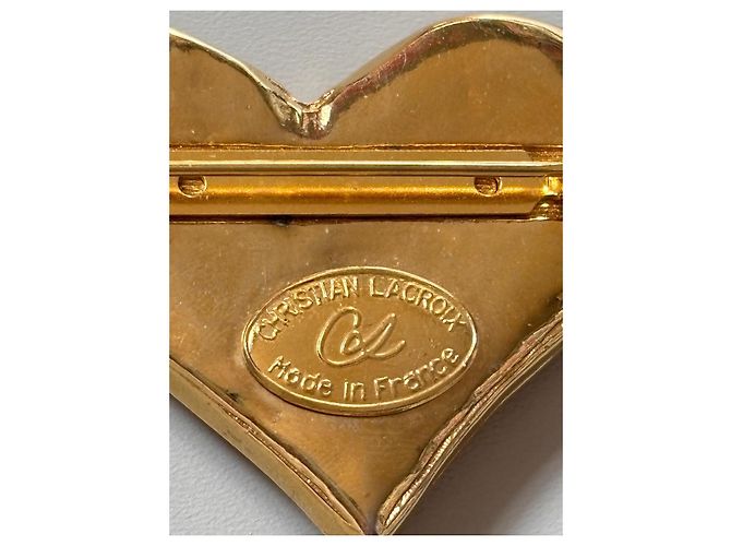Spilla Cuore Barocco Christian Lacroix Oro D'oro - vista 4
