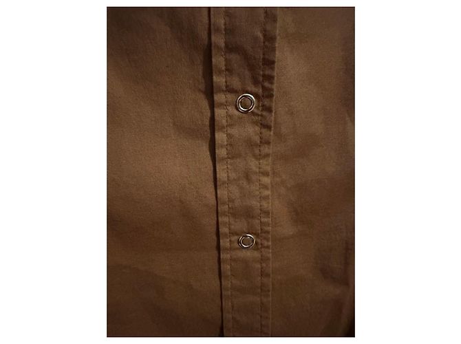 Autre Marque Camicia slim fit con stampa e strass Marrone - vista 6