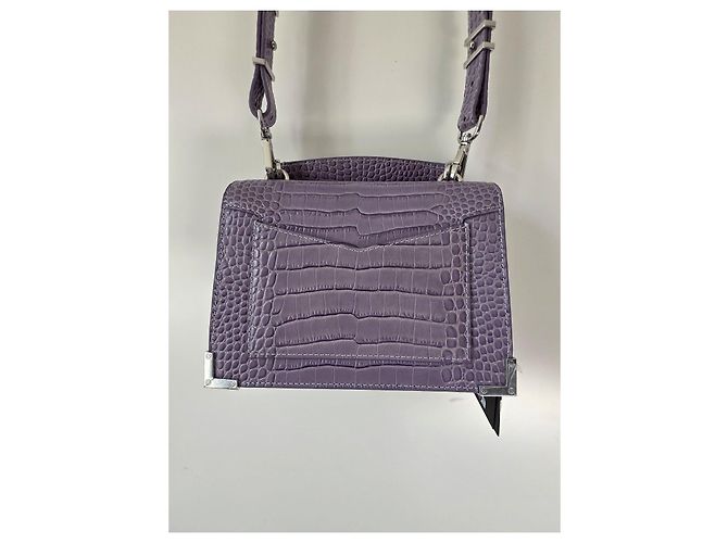 Borsa in pelle lilla The Kooples Porpora - vista 10
