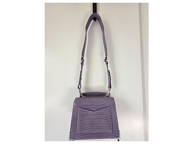 Borsa in pelle lilla The Kooples Porpora - vista 11