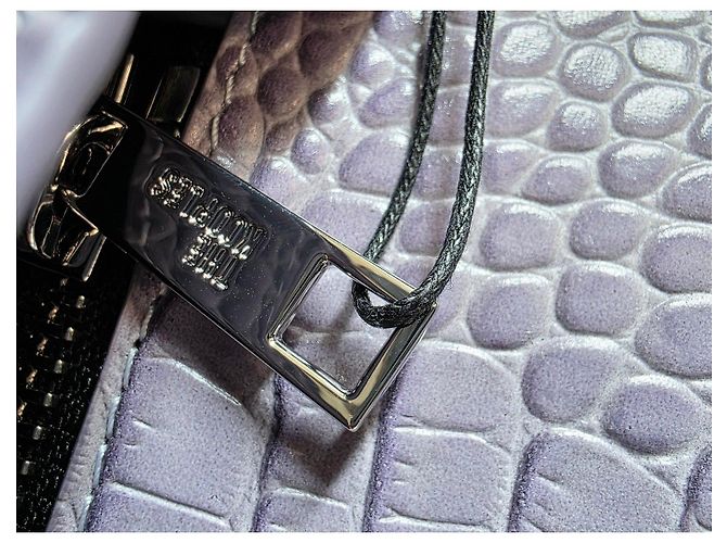 Borsa in pelle lilla The Kooples Porpora - vista 16