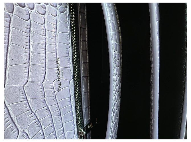 Borsa in pelle lilla The Kooples Porpora - vista 7