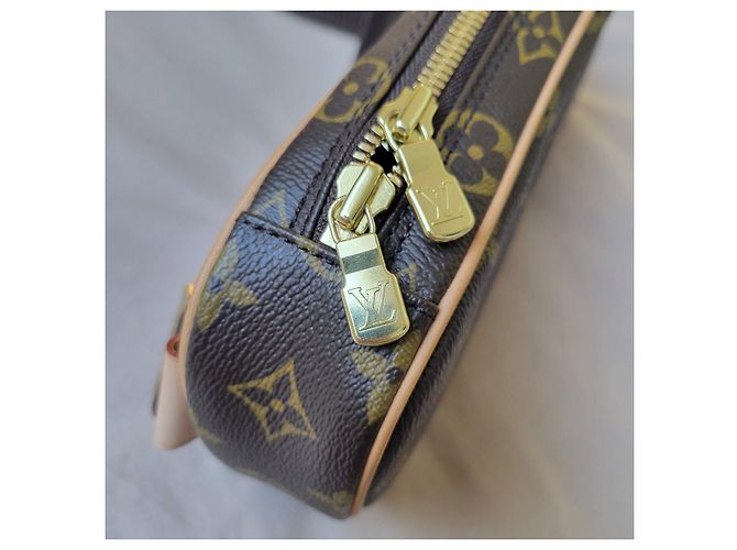 Borsa a vita Gange Louis Vuitton in Tela Monogram Marrone Monogramma - vista 10