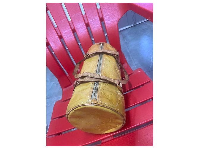 Louis Vuitton Monogram Vernis Alma BB Giallo - vista 8