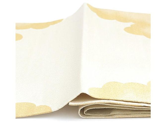 Autre Marque Obi Fukuro in Seta Kawashima Orimono D'oro - vista 8