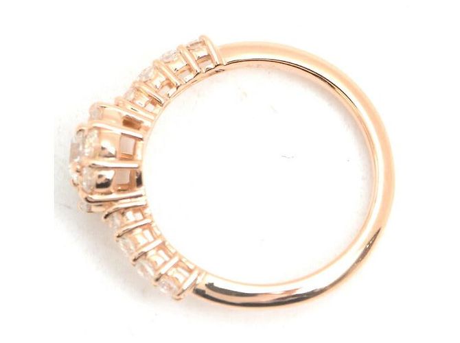 Autre Marque 750PG Ponte Vecchio Blumen-Diamantring Golden - Ansicht 2