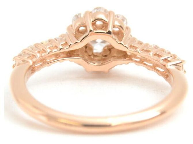 Autre Marque 750PG Ponte Vecchio Blumen-Diamantring Golden - Ansicht 3
