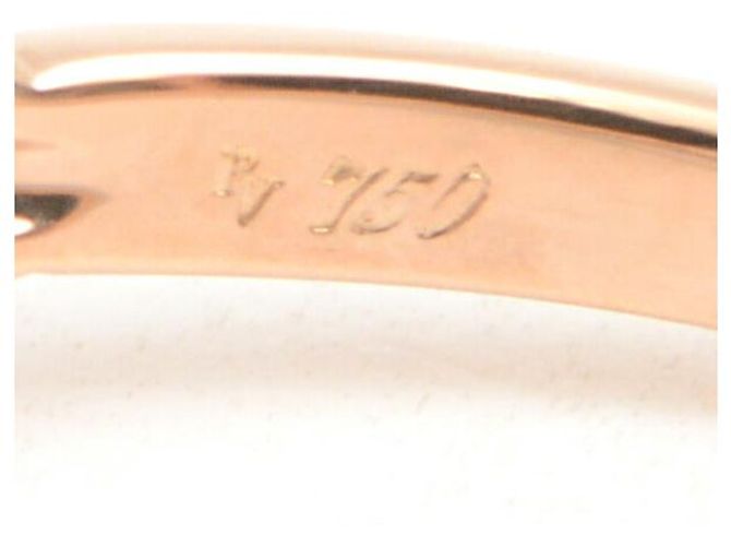 Autre Marque 750PG Ponte Vecchio Blumen-Diamantring Golden - Ansicht 5