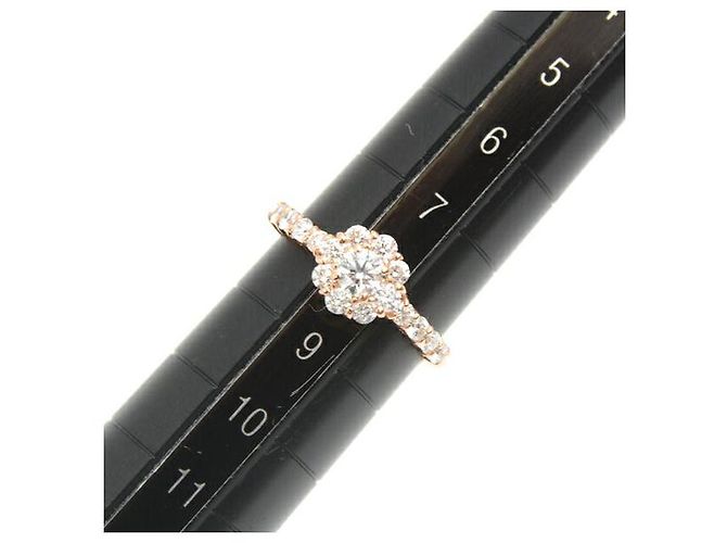 Autre Marque 750PG Ponte Vecchio Blumen-Diamantring Golden - Ansicht 7