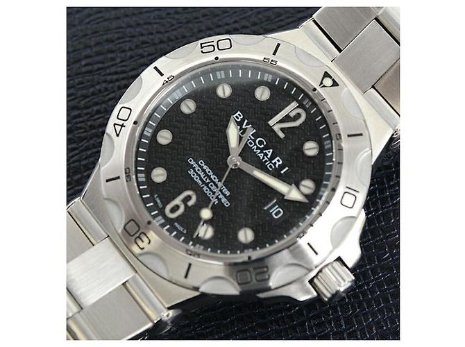 Bulgari Bvlgari Stainless Steel Diagono Professional Scuba Watch DP42SSD Silvery - view 10