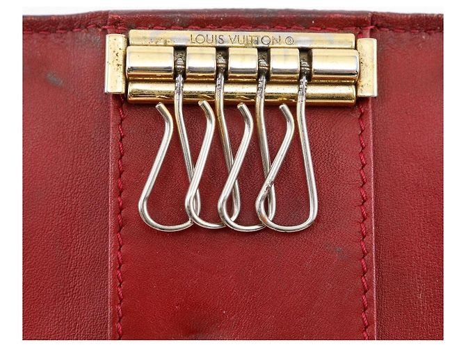 Louis Vuitton Multicles 4 Monogram Vernis Key Case Red - view 10